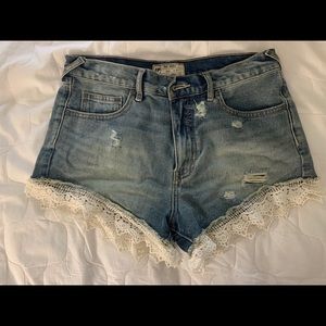 Free People Jean Shorts!